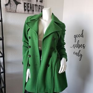 Calvin Klein Green Peacoat